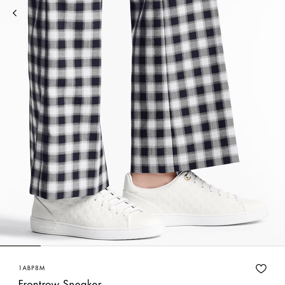 Louis Vuitton White Athletic Shoes